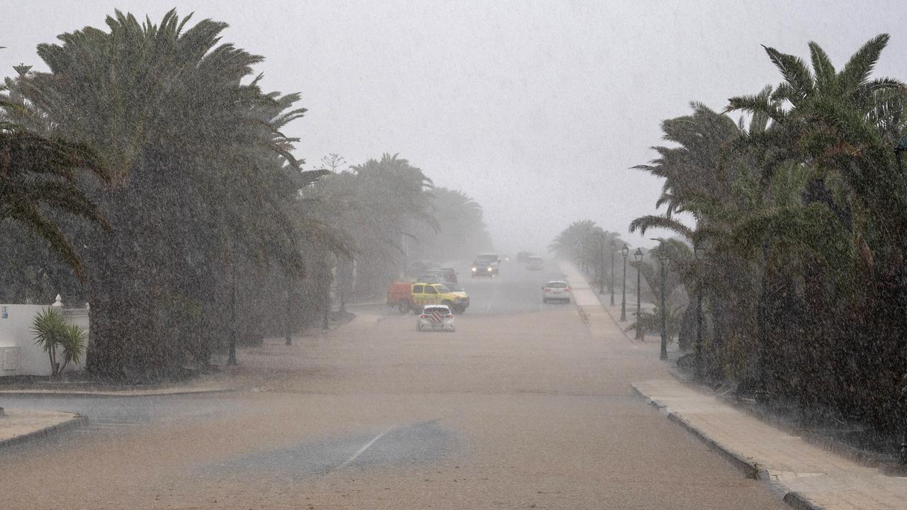 Starkregen sorgt für Überschwemmungen auf Lanzarote