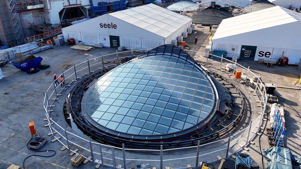 Die Lichtaugen für den neuen Hauptbahnhof
