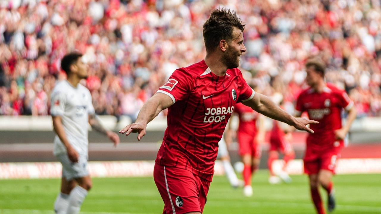 Sieg gegen Hoffenheim: Doppelpacker Höler lässt Freiburg von Europa träumen