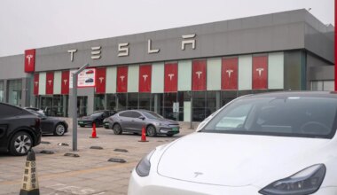 Tesla-Store in Peking
