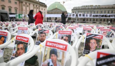 Berliner Bebelplatz wird erneut zum „Platz der Hamas-Geiseln“