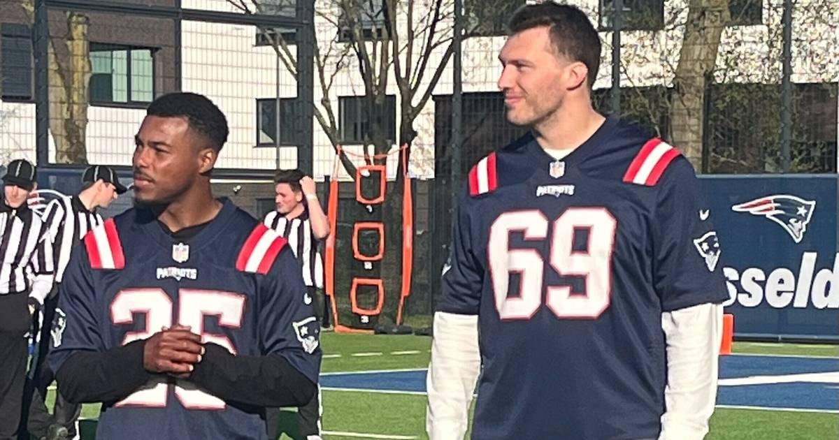 Profis aus der NFL geben bei Familienfest in Garath Autogramme