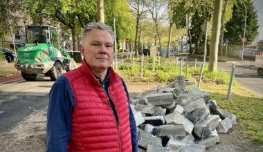 Sperrung der Hohenzollernstraße wegen Abbau der Protected Bike Lane im April