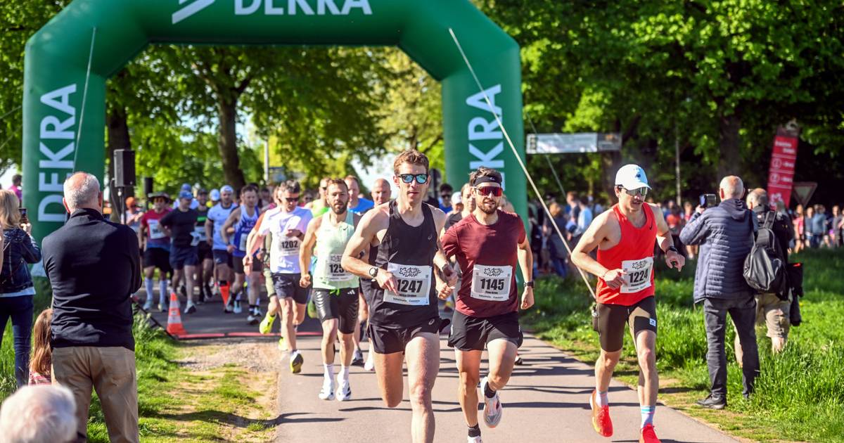 Viele Teilnehmer beim Apfelblütenlauf in Tönisvorst