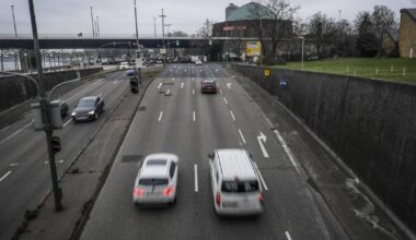 Düsseldorf: Kurzzeitige Verkehrsbehinderungen im Rheinufertunnel