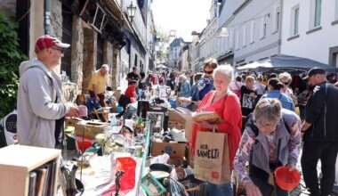 Altstadtflohmarkt 2025 lockt bei bestem Wetter Trödler an
