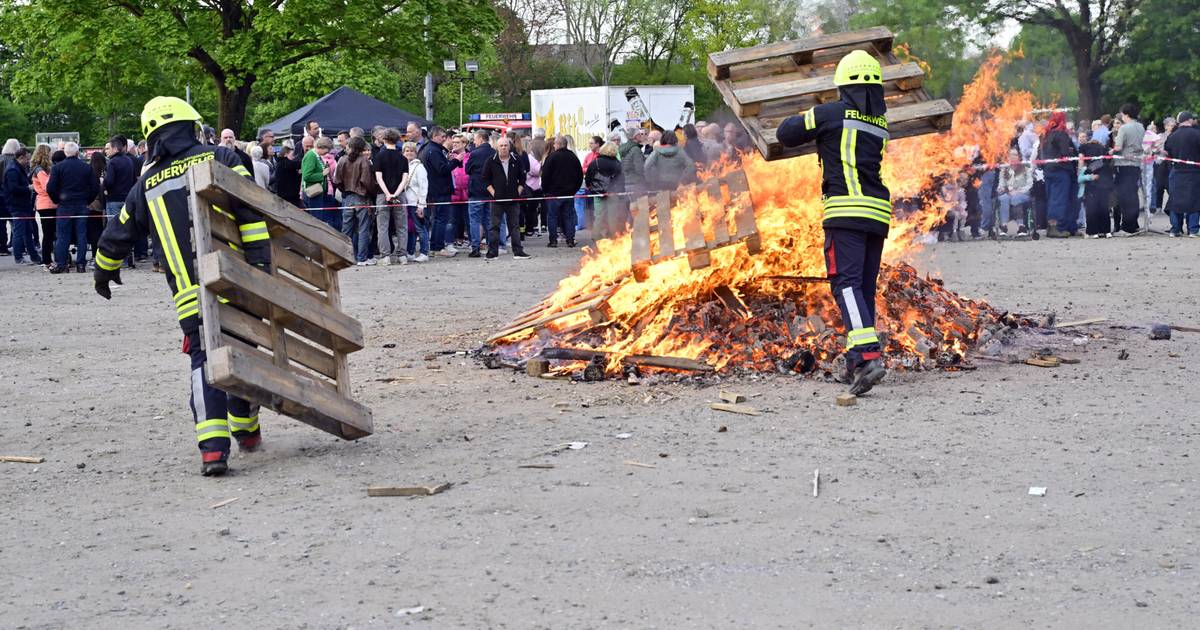 So war das erste Osterfeuer in Neuwerk