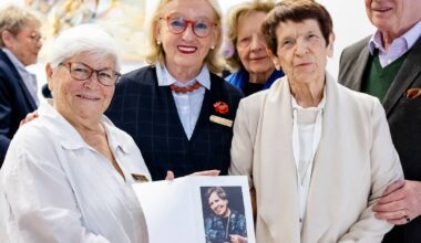 Besuch aus Israel im Lilli-Marx-Ausstellungsraum