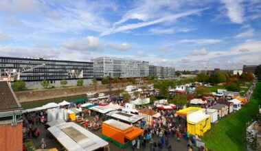 Duisburger Innenhafen: Marina-Markt startet am Ostersonntag