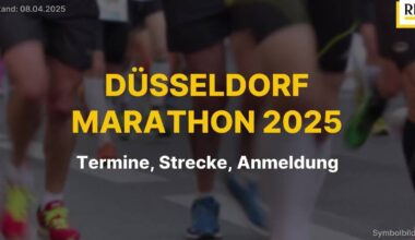 Düsseldorf Marathon 2025: Termine, Strecke, Anmeldung