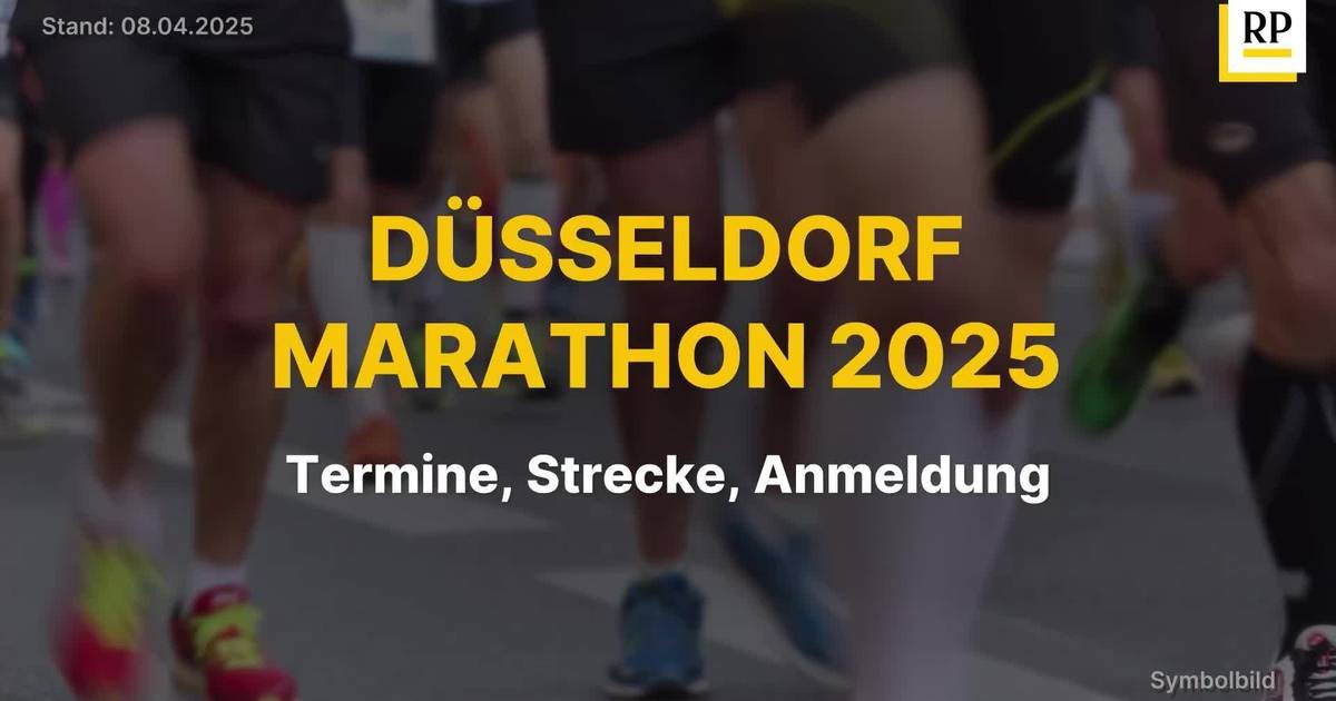 Düsseldorf Marathon 2025: Termine, Strecke, Anmeldung