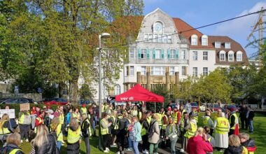 Nordrhein-Westfalen: Warnstreik an der Uniklink Wuppertal: Notversorgung fand statt