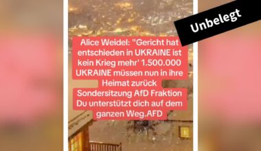 Keine Belege für Weidel-Zitat über Kriegsende in Ukraine