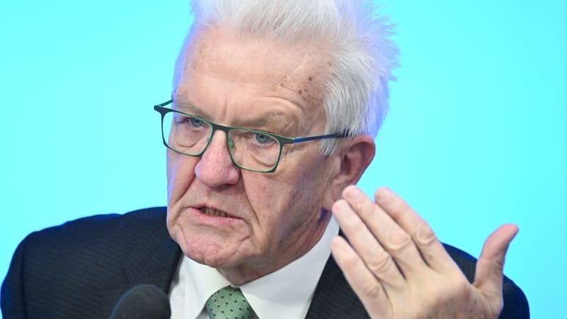 Winfried Kretschmann (Grüne) tritt bald als Ministerpräsident ab.