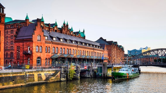 Blick auf das Zollmuseum in der Hamburger Speicherstadt © picture alliance/Bildagentur-online/Ohde 