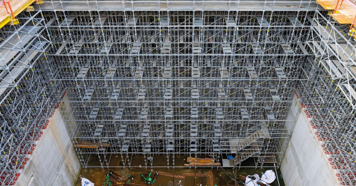 Komplexe Schalungs- und Gerüstlösung für Neubau des Schauspielhauses in Karlsruhe