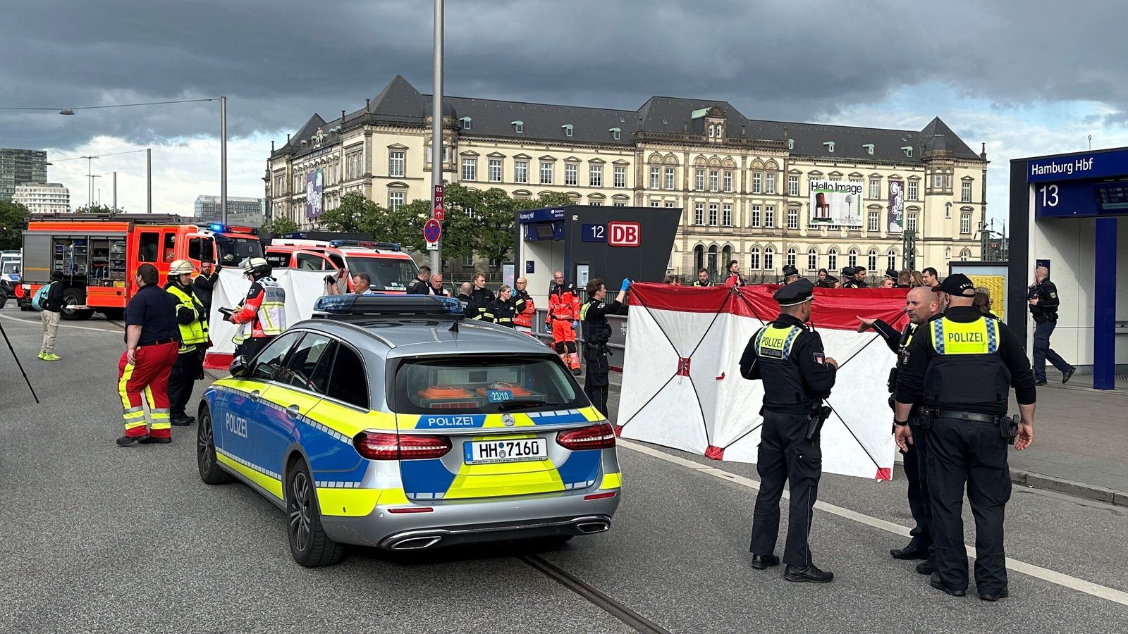 Mehrere Verletzte bei Messerangriff im Hamburger Hauptbahnhof