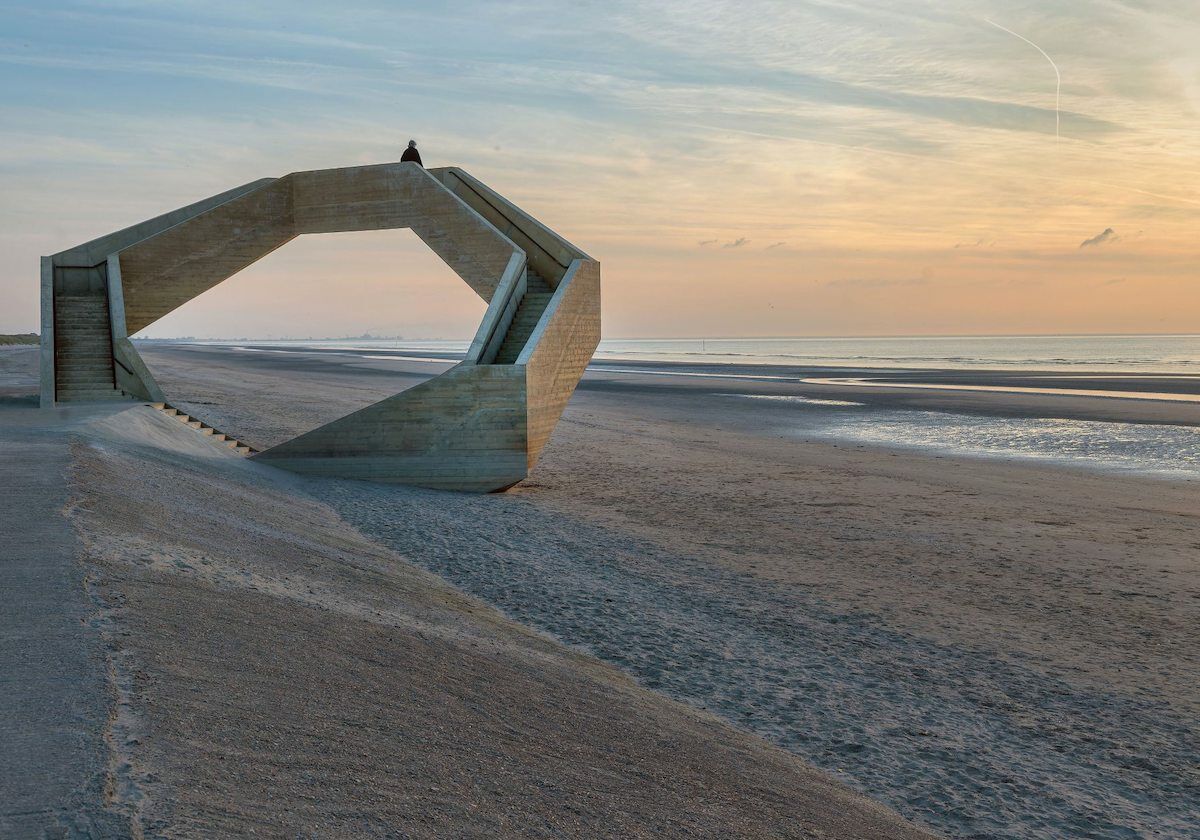 Aussichtsplattform von studioMOTO / Schleife an der belgischen Küste - Architektur und Architekten - News / Meldungen / Nachrichten