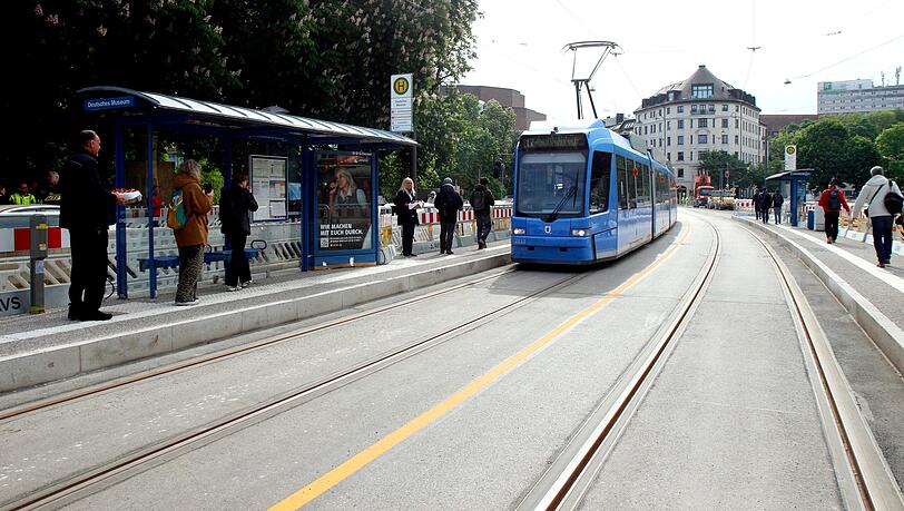 Münchner atmen auf: Tram-Baustelle nach viereinhalb Jahren zu Ende