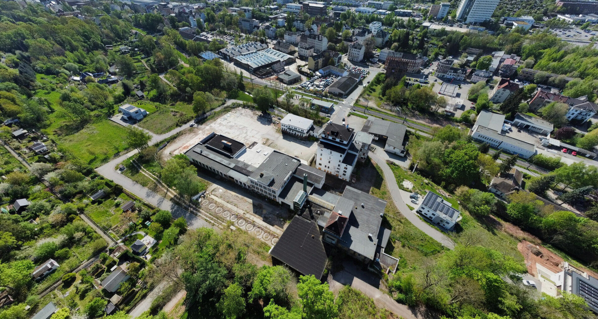Verwaistes Braustolz-Gelände in Chemnitz: Wird hier noch weitergebaut?