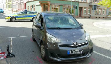 Unfall in Mittweida: Fußgänger von Auto erfasst
