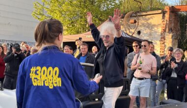 DJ Vika feiert das Ende der Europawoche im Garagenhof