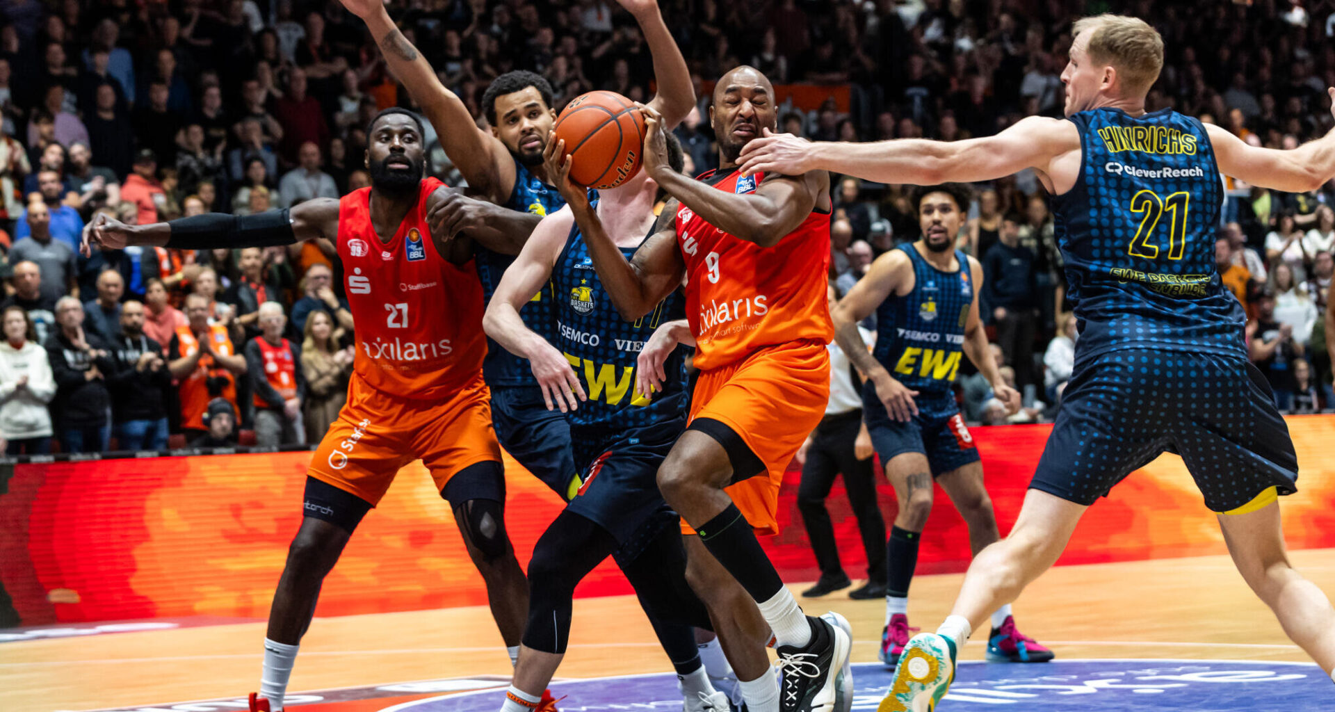 Showdown für die Niners Chemnitz im letzten Hauptrundenspiel bei den enorm heimstarken EWE Baskets Oldenburg