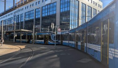 Straßenbahnen in Chemnitzer Innenstadt kollidiert