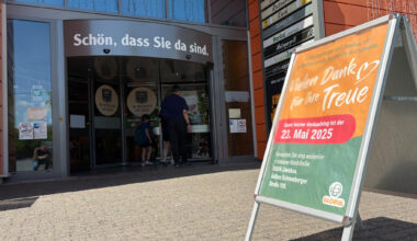 Die ersten Abteilungen bei Globus in Chemnitz haben schon zu
