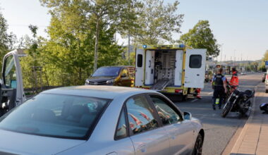 21-jährige Motorradfahrerin bei Unfall in Chemnitz schwer verletzt