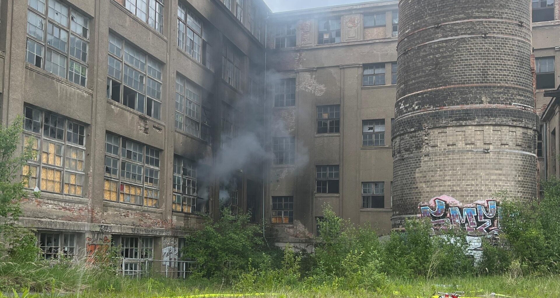 Feuer in einstigen Chemnitzer Wanderer-Werken