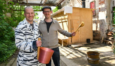 Die Mini-Sauna von Chemnitz: Schwitzen im Garagenhof