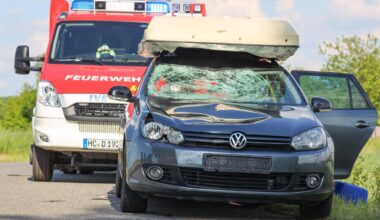 Radfahrer bei Unfall in Frankenberg schwer verletzt