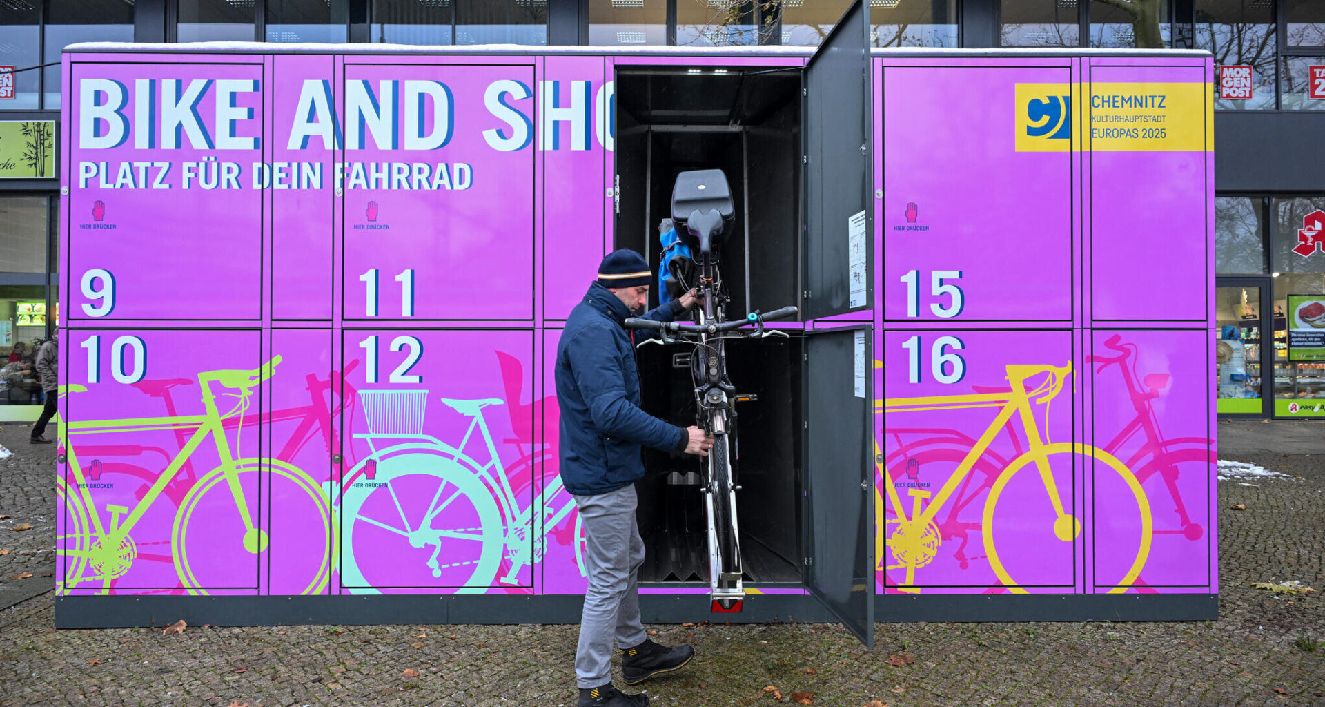 Chemnitzer Hauptbahnhof soll weitere Fahrradbox bekommen