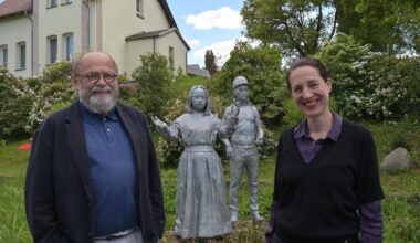 „Purple Path“-Kunstwerk in Hohndorf eingeweiht