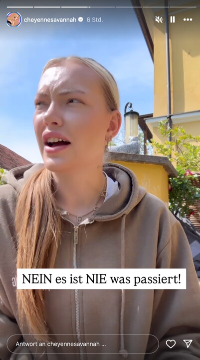 Cheyenne Ochsenknecht hat genug: Jetzt räumt sie mit den Kuss-Gerüchten auf.