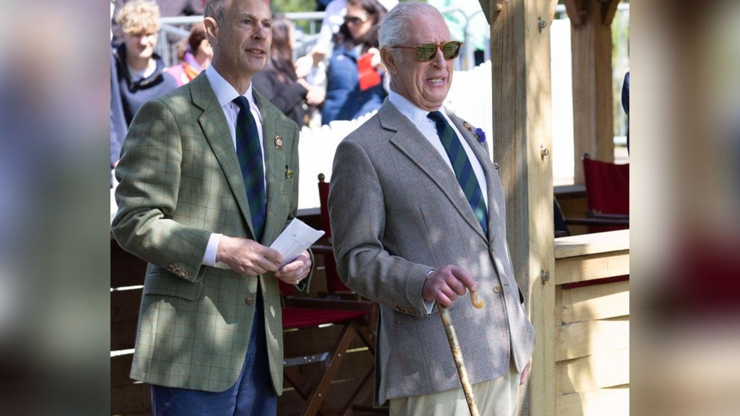 Royal Windsor Horse Show: König Charles zeigt sich mit Spazierstock