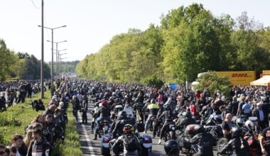 Hells Angels und Bandidos fahren bei Bikertreffen in Nürnberg ein