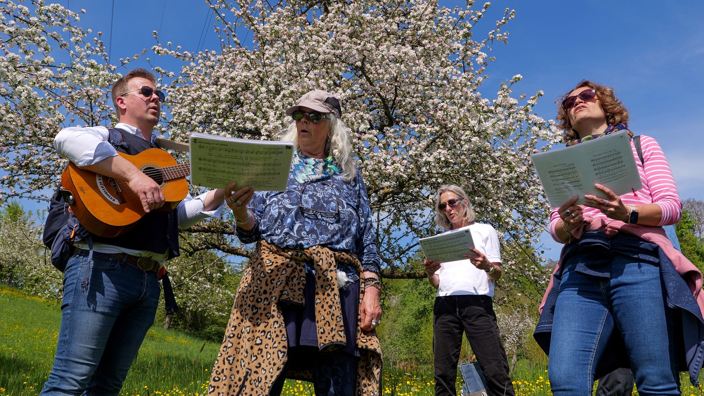 Jodeln und wandern - ein Workshop am Fuße der Alb