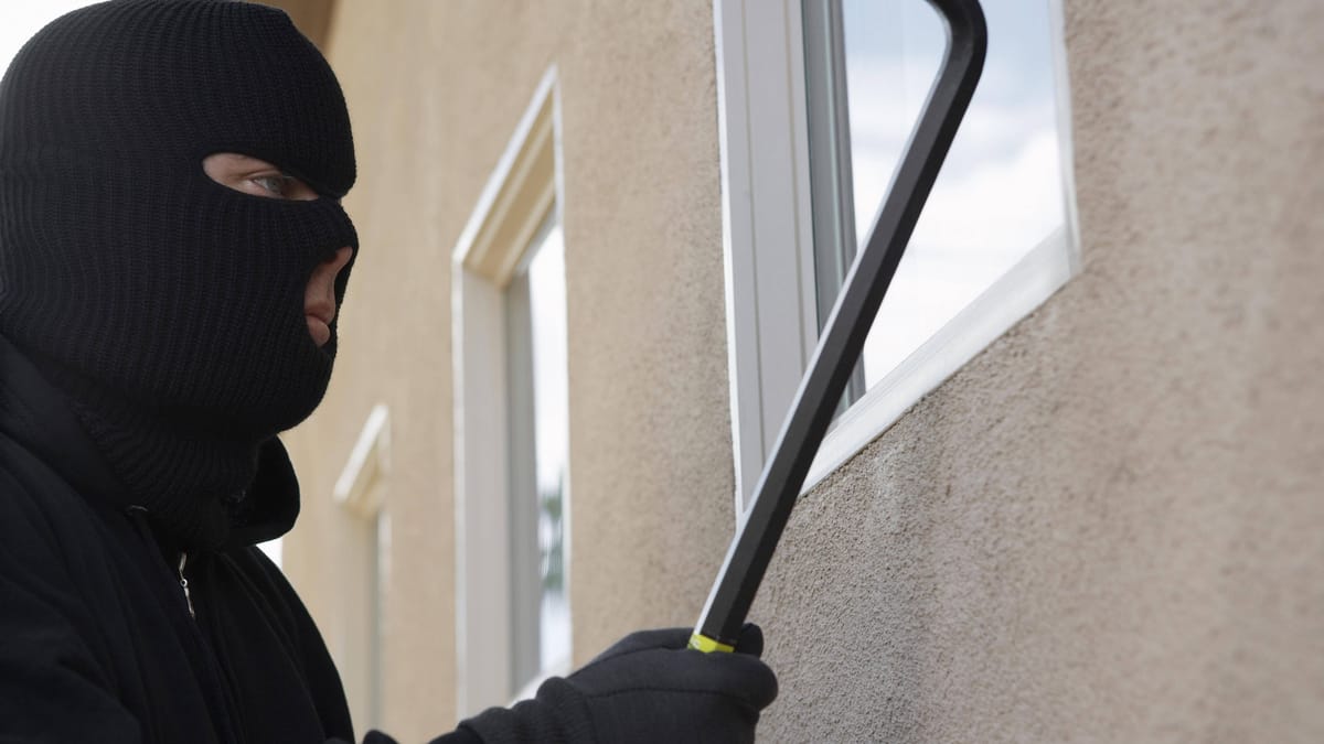 Einbrecher mit Eisenstange attackiert Verfolger und Polizisten