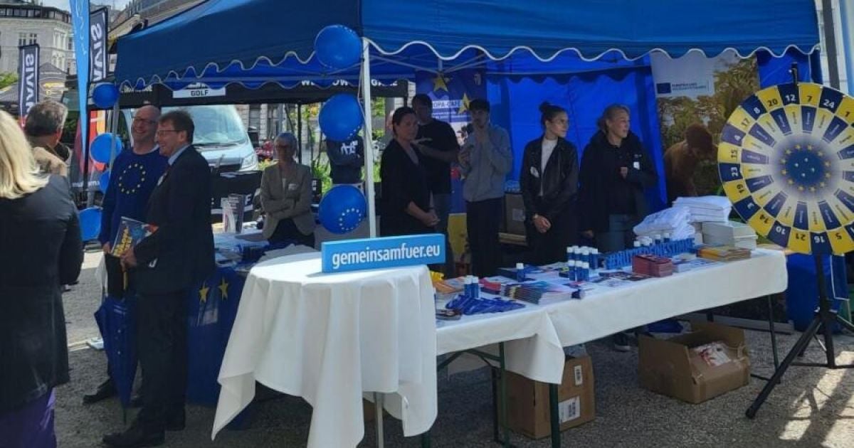 Veranstaltung am 9. Mai im Landhauspark Linz