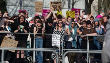 Rund 90 Menschen protestieren gegen AfD