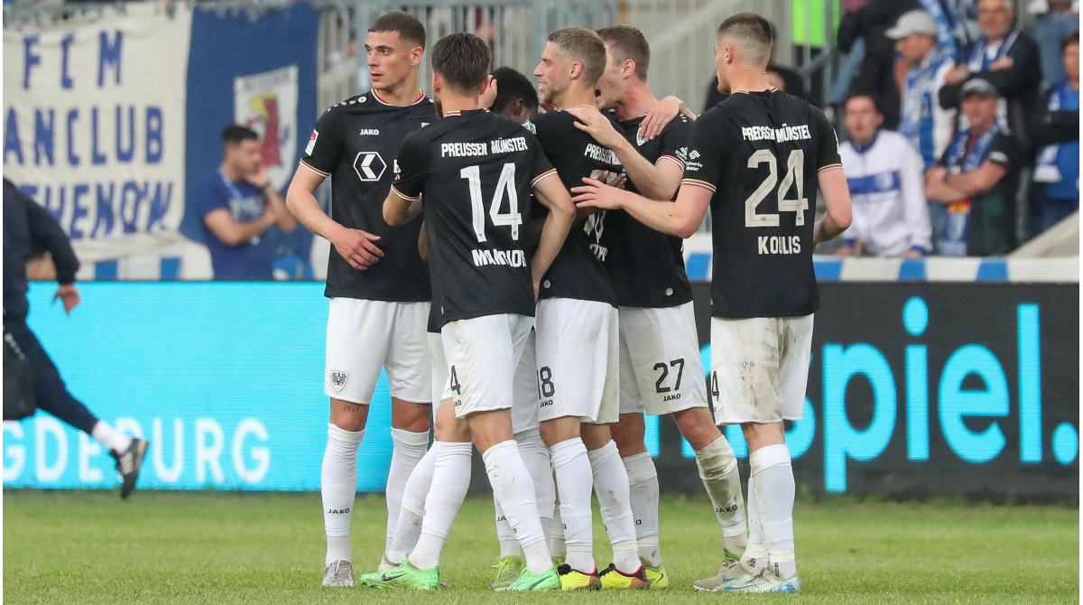 2. Liga: Münster feiert höchsten Zweitliga-Sieg – Paderborn Dritter