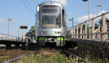 Zwei Verletzte in Stadtbahn nach Vollbremsung