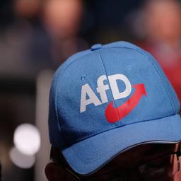 Symbolbild: Ein Mann trägt eine AfD-Kappe. (Quelle: dpa/Sebastian Willnow)