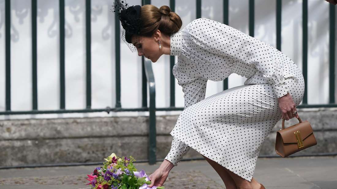 Prinzessin Kate erscheint im identischen Pünktchen-Kleid wie vor zwei Jahren: Doch es gibt Unterschiede