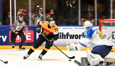 Eishockey-Weltmeisterschaft: Deutschland gewinnt zweites WM-Spiel gegen Kasachstan