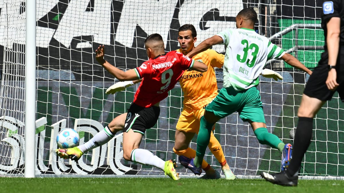 Hannover 96 verpasst gegen Fürth dritten Sieg in Serie – irre Schlussphase