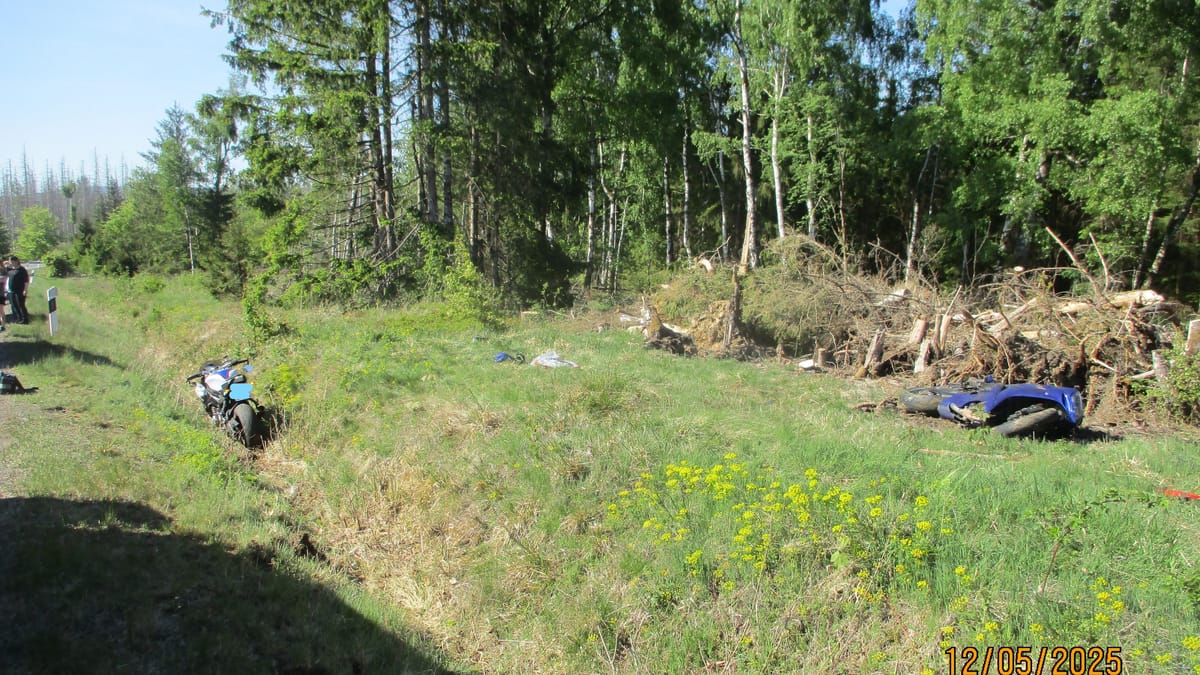 Motorradunfall im Harz: Braunschweiger erleidet schwere Verletzungen
