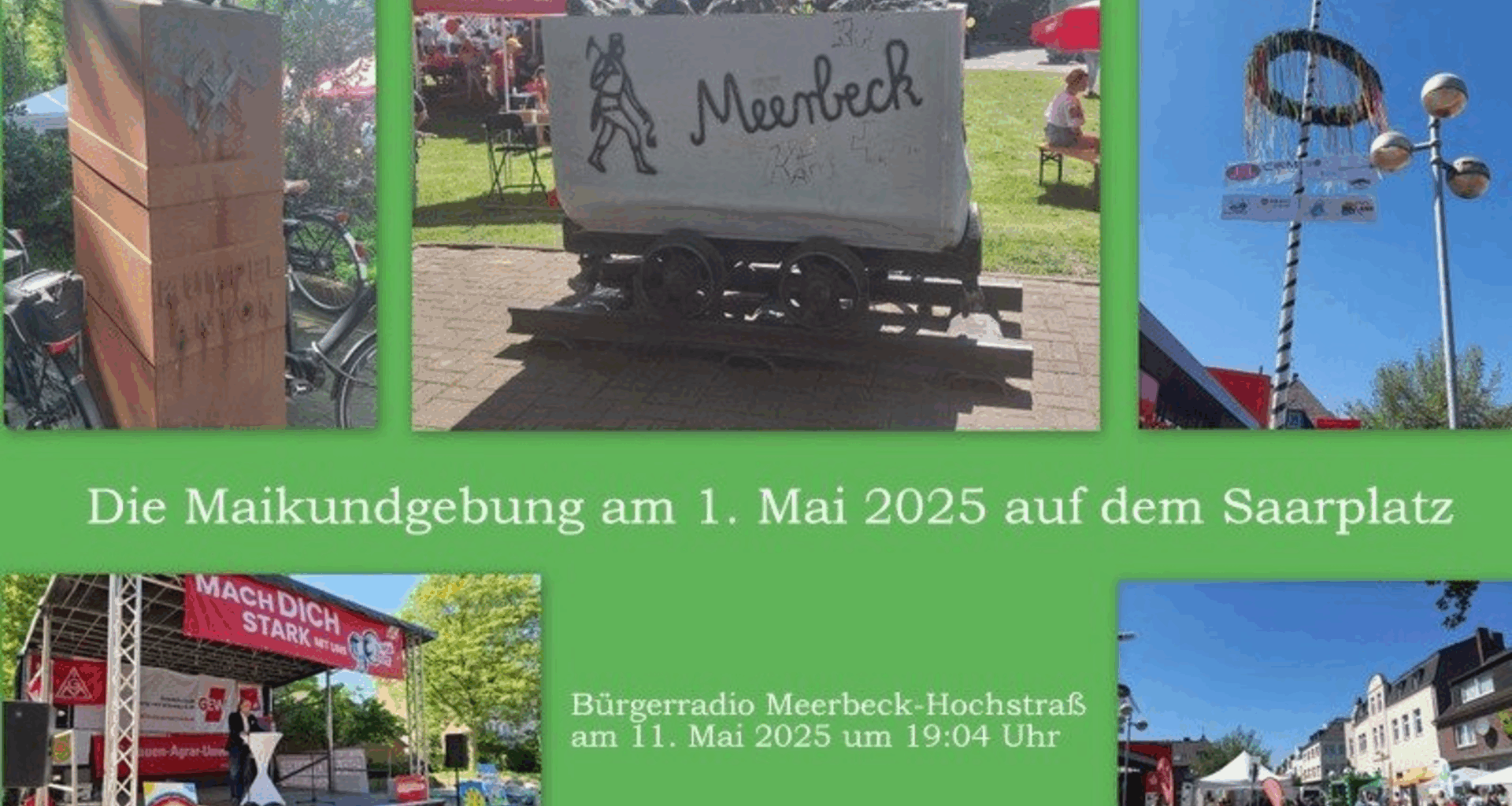 Maikundgebung 2025 | Bürgerradio Meerbeck-Hochstraß